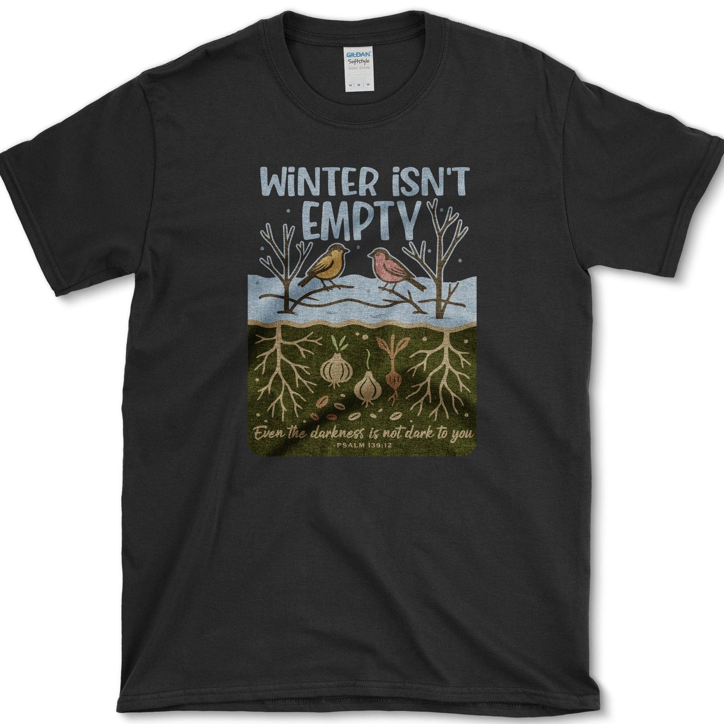 Winter Isn't Empty T-Shirt Black / S Physical Item