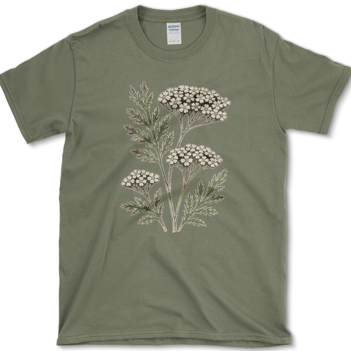 Yarrow T-Shirt S / Military Green Essential Tees