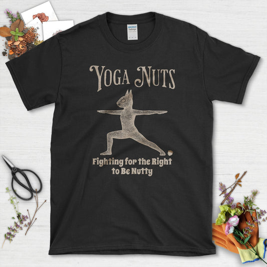 Yoga Nuts T-Shirt Black / S T-Shirt