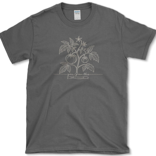 You Grew This T-Shirt S / Dark Heather Essential Tees