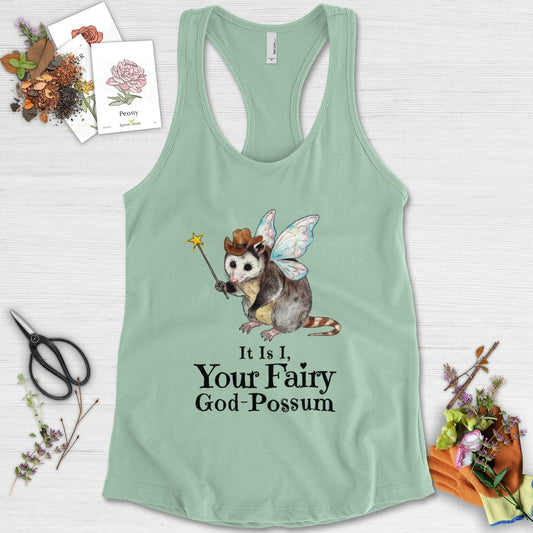 Your Fairy God-Possum Racerback Racerback / XS / Mint Physical Item