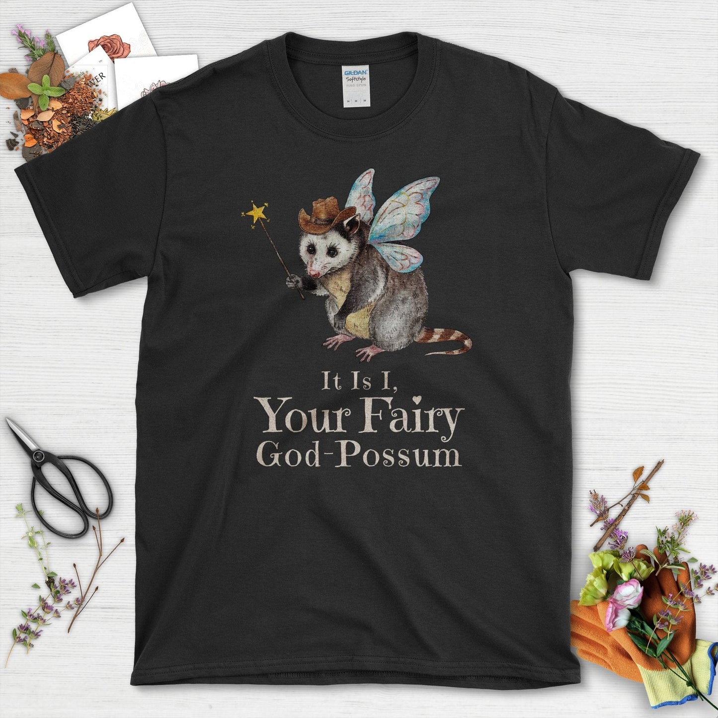 Your Fairy God-Possum T-Shirt Black / S T-Shirt