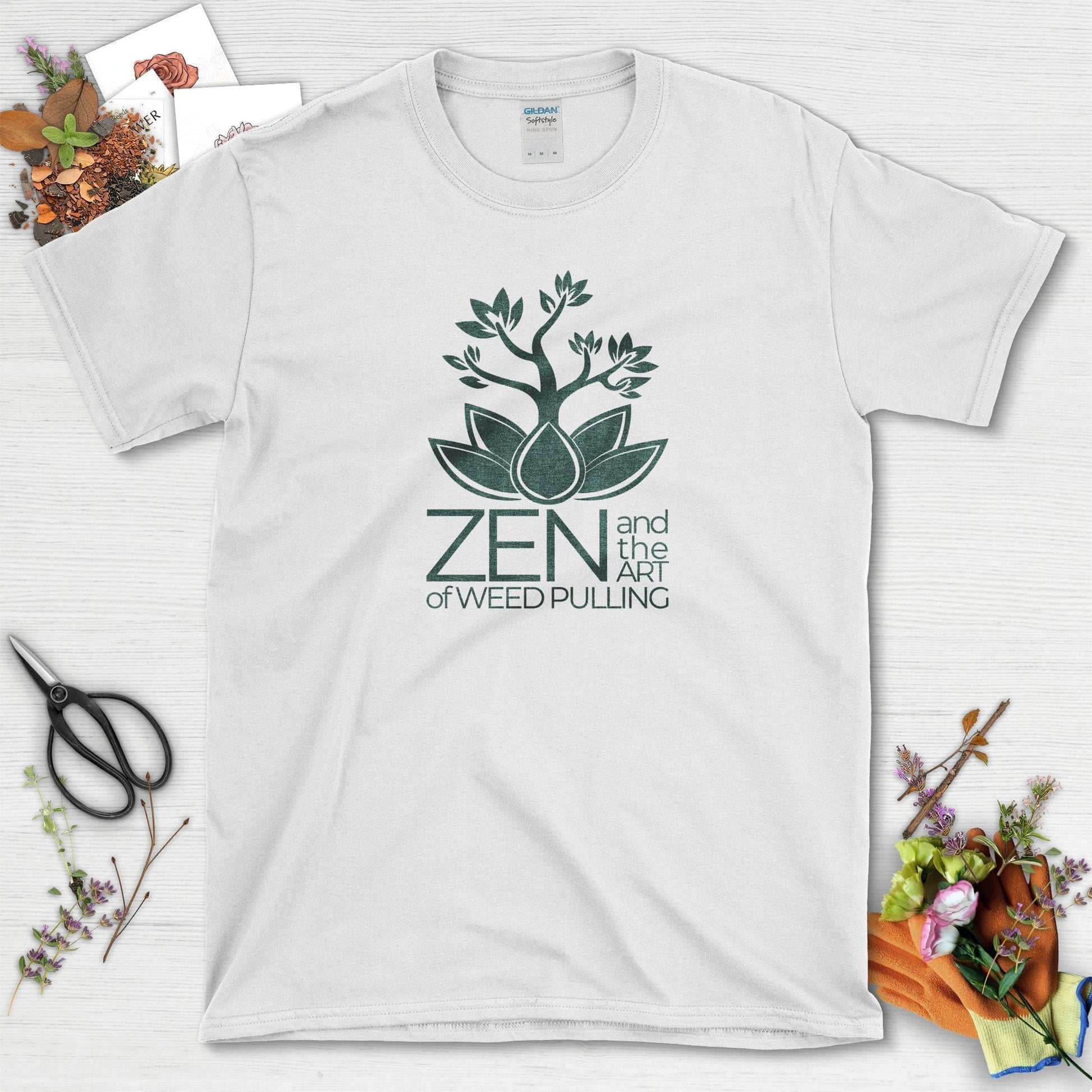 Zen the Art of Weeding T-Shirt White / S T-Shirt