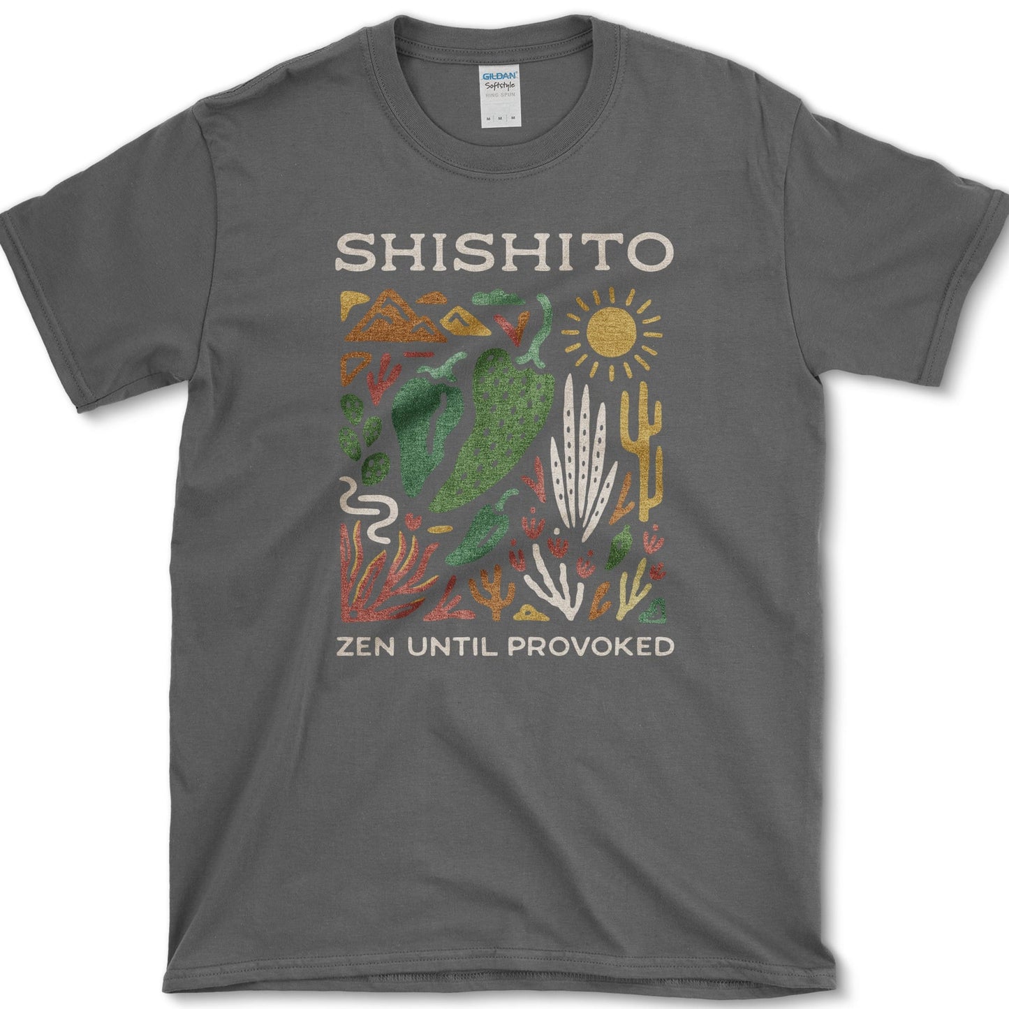 Zen Until Provoked T-Shirt Dark Heather / S Essential Tees