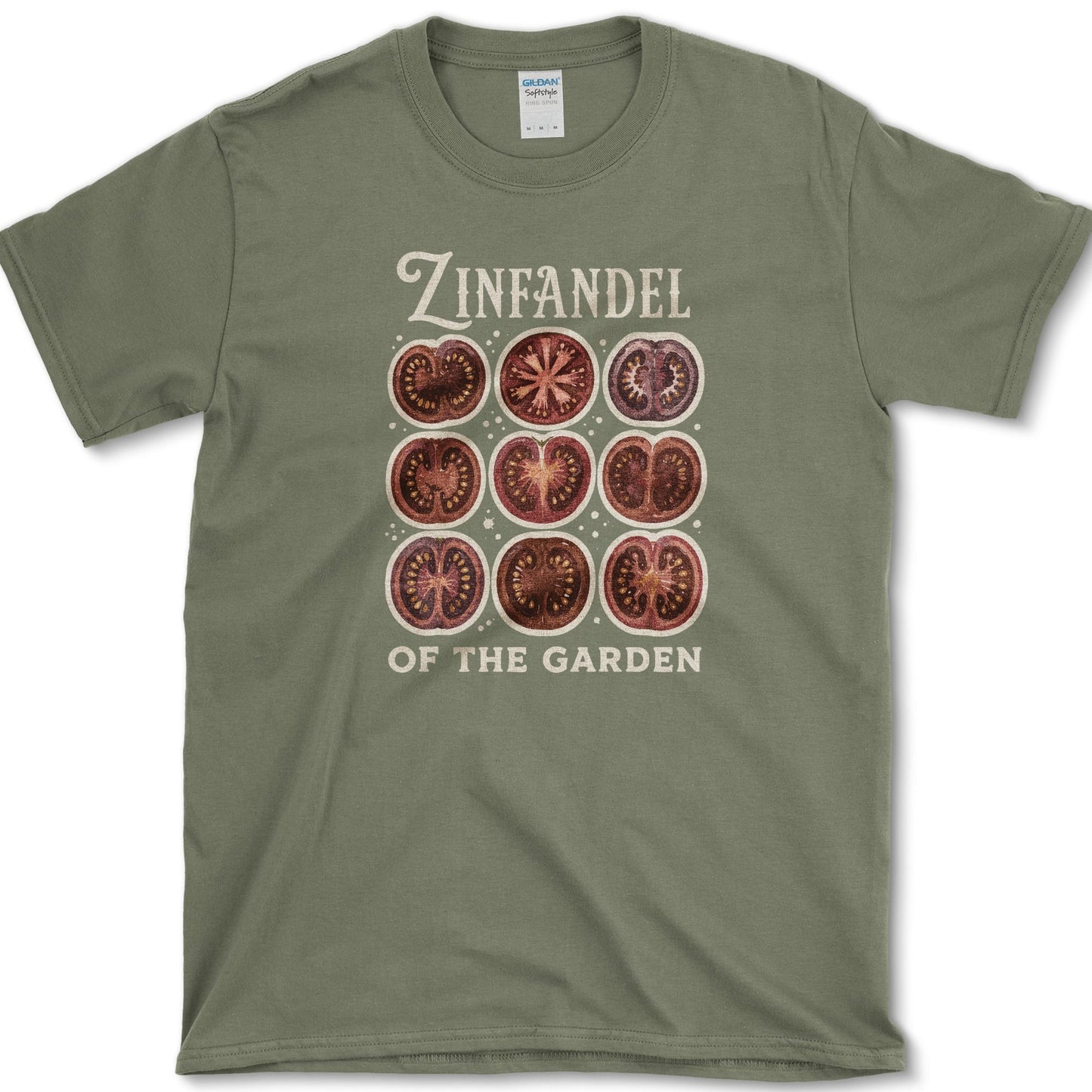 Zinfandel of the Garden T-Shirt S / Military Green Essential Tees