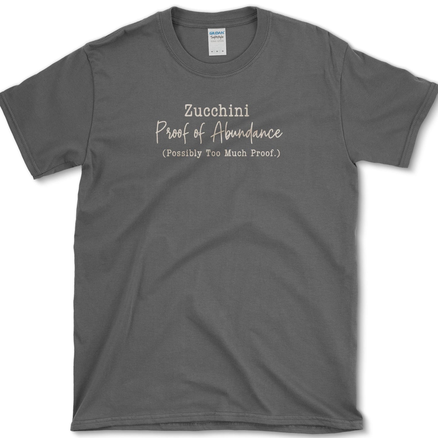 Zucchini Abundance T-Shirt Dark Heather / S Essential Tees