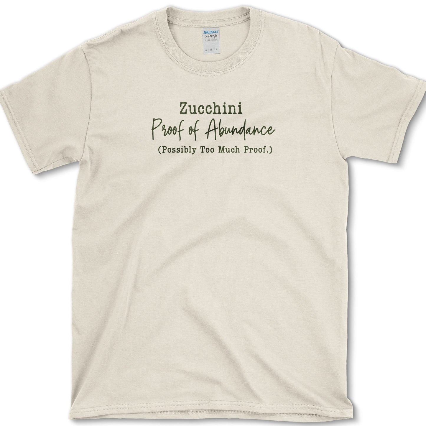Zucchini Abundance T-Shirt Natural / S Essential Tees