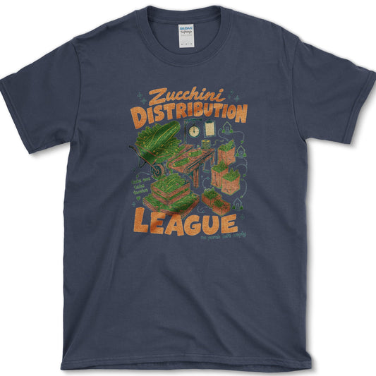 Zucchini Distribution League T-Shirt Navy / S Essential Tees