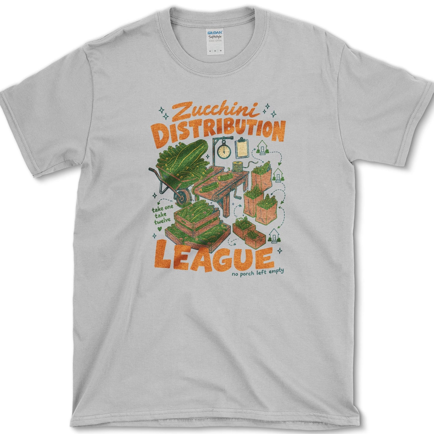 Zucchini Distribution League T-Shirt Sport Grey / S Essential Tees