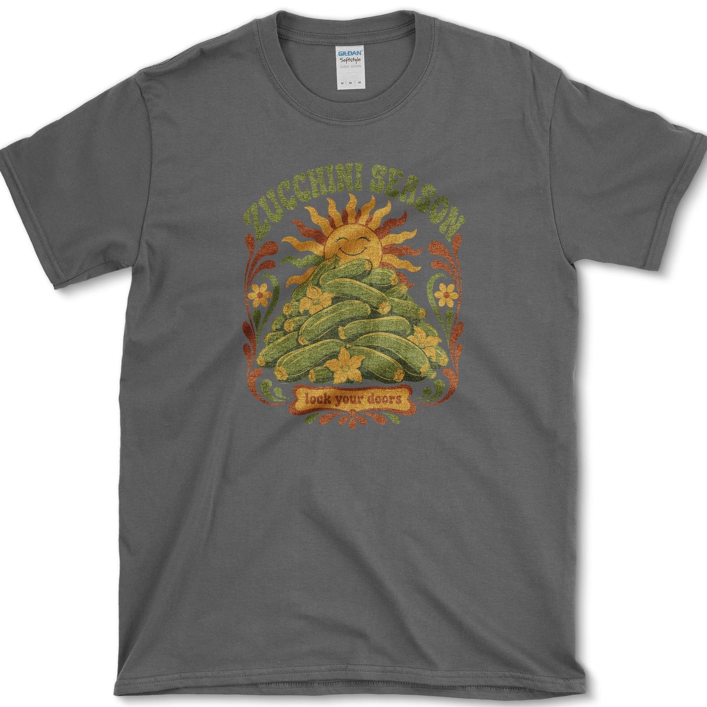 Zucchini Season T-Shirt S / Dark Heather Essential Tees