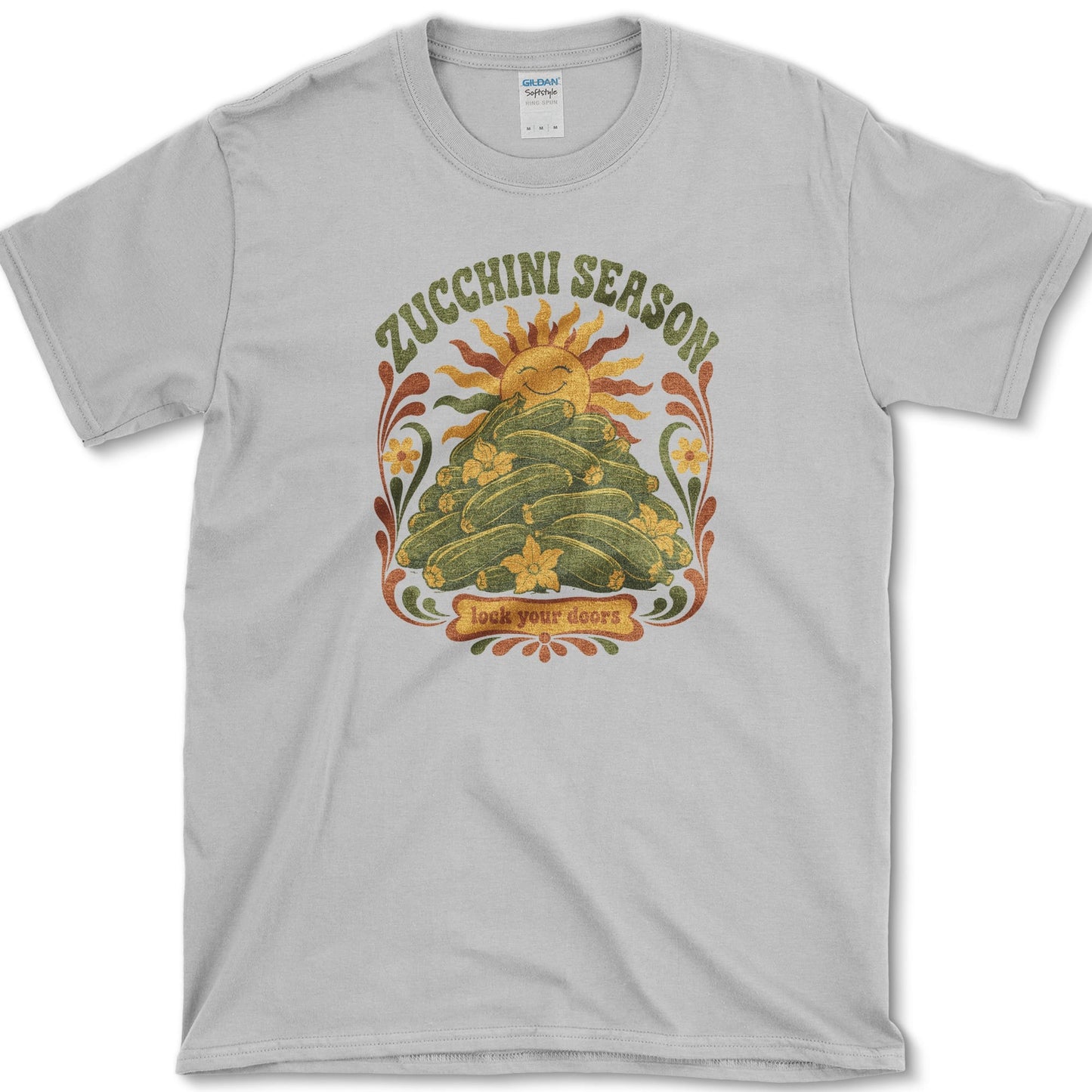 Zucchini Season T-Shirt S / Sport Grey Essential Tees
