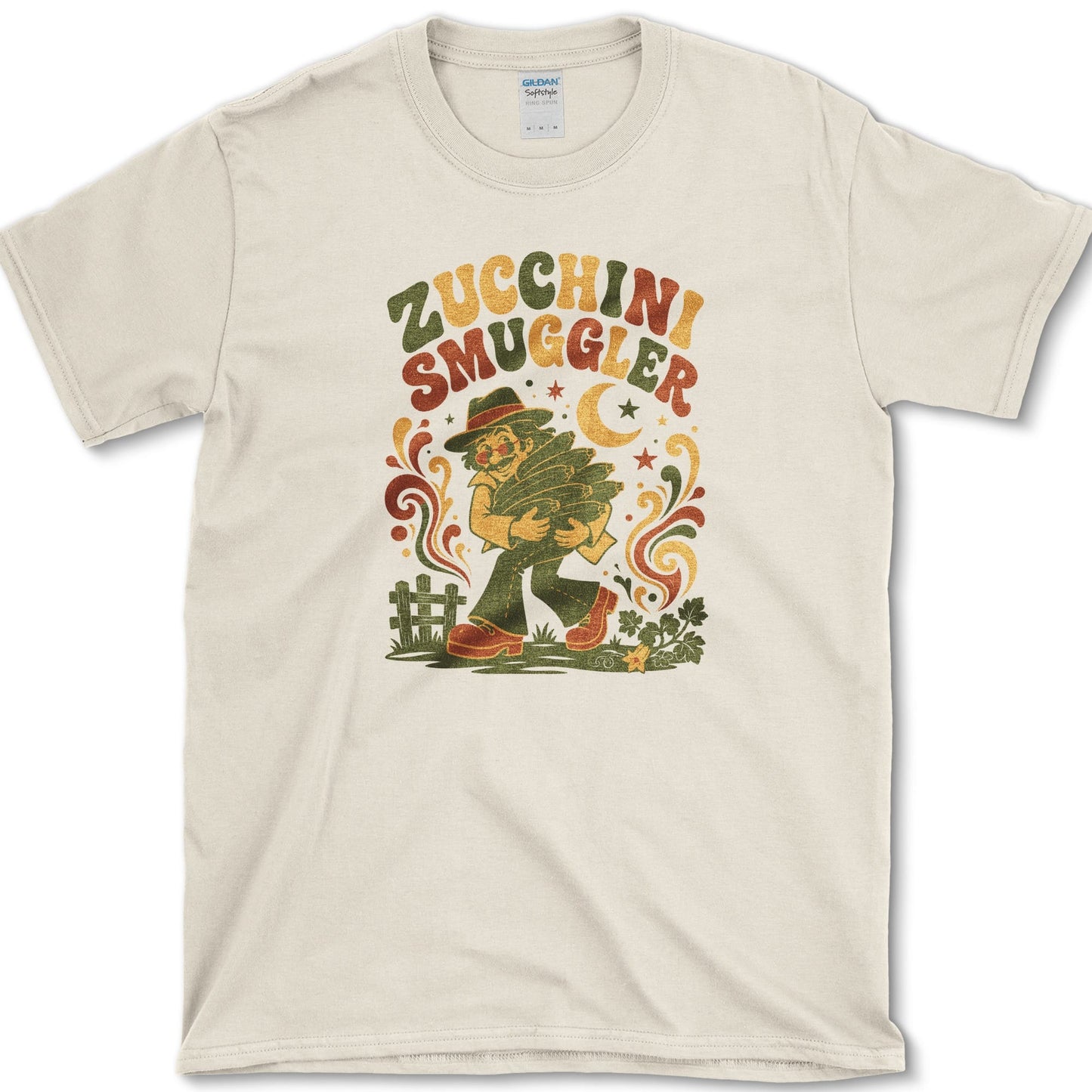 Zucchini Smuggler T-Shirt S / Natural Essential Tees