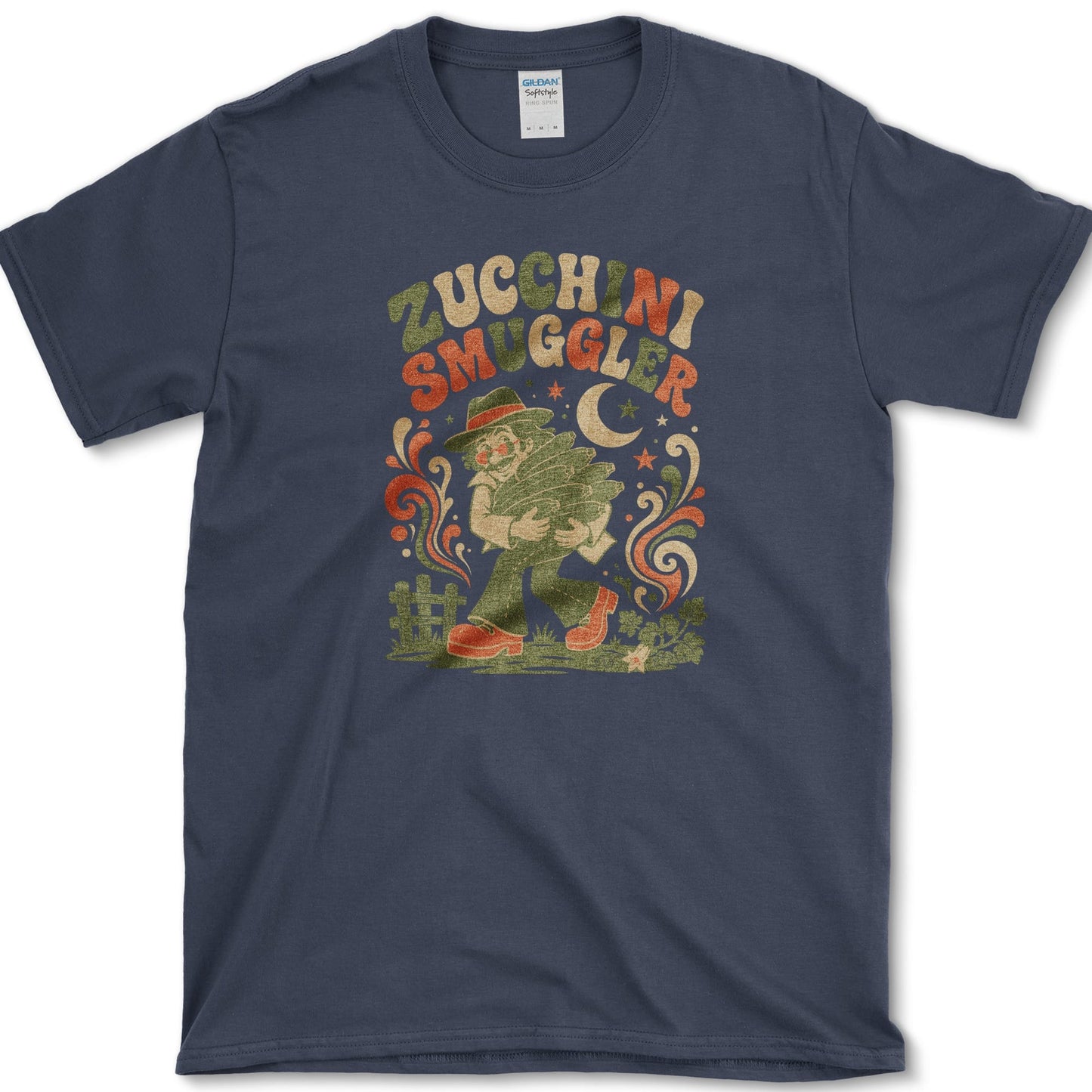 Zucchini Smuggler T-Shirt S / Navy Essential Tees